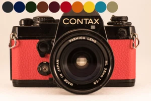 leather covers for Contax 139 var. colors / Belederung für Contax 139 - farbig - Bild 1 von 8