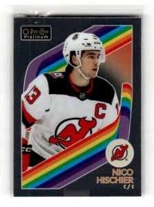 2023 O-Pee-Chee Nico Hischier #162 Retro Black Border - Picture 1 of 2