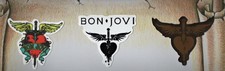 BON JOVI Jon STICKER HEAVY METAL glam HARD ROCK hair band BUTT ROCK 80s 90s LOGO