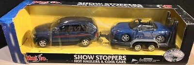 Coches BMW X5 y Porsche Boxster Maisto 2001 Show Stoppers Hot Haulers 1:24 #32923 Foto 1 de 4