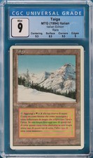 Taiga (WB) Revised (ITALIAN) MINT Rare Graded CGC 9 CARD (3789600064) ABUGames