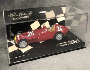 Minichamps F1 1:43 J M Fangio Alfa Romeo Alfetta 159 Vincitore GP Svizzera 1951 - Foto 1 di 5