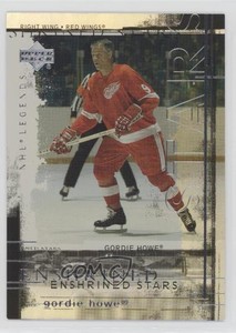 2000-01 Upper Deck Legends Enshrined Stars Gordie Howe #ES2 HOF