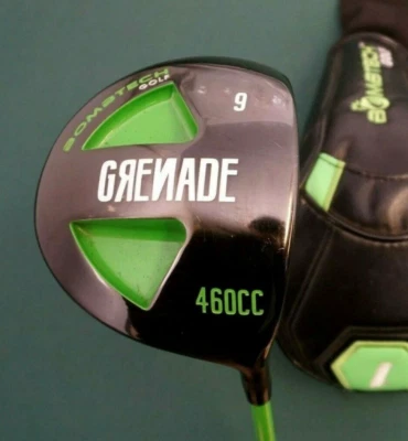 BombTech Grenade 9° Driver Extra Stiff Graphite Shaft Pure Grip & Head Cover - Image 1 of 4