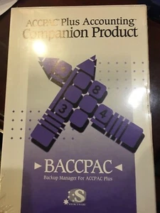 ACCPAC Plus Accounting Companion Product BACCPAC Shrink Wrapped - Picture 1 of 2