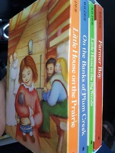 Little House on the Prairie Box set of 4 chapter books Laura Ingalls Wilder - Picture 1 of 5