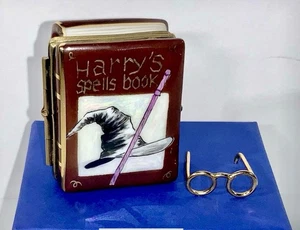 Limoges Frankreich selten Harry’s Spells Buch & Brille Schmuckschatulle #12/250 Echtheitszertifikat & OVP - Bild 1 von 11