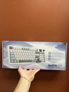 K719 Wireless Gasket Gaming Keyboard w/Hype Screen & Knob, 95 Keys Mechanical... - Picture 1 of 2