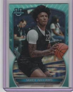 Mikey Williams 2022-23 Bowman University Cromo #3 Aqua #/299 Florida - Imagen 1 de 2