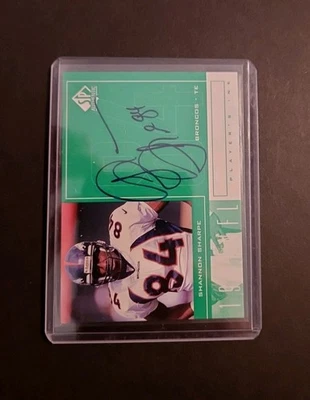 Shannon Sharpe 1998 Upper Deck SP Players Ink Signature #ss. Hall Of Fame - Image 1 of 2