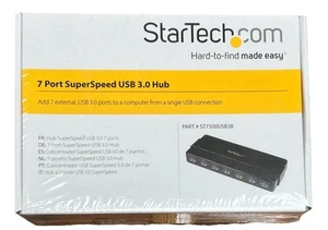 StarTech Hub USB 3.0 7 ports SuperSpeed | ST7300USB3B | NEUF | - Photo 1/8