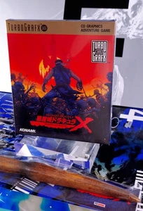 PC Engine PCEWorks Akumajo Dracula X Castlevania TurboGrafx + Wooden Stake - Picture 1 of 6