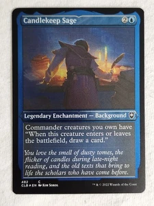Candlekeep Sage Enchantment Foil Magic the Gathering - Picture 1 of 2