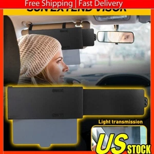 Car Sun Visor Extension Extender Shield Truck Front Window Shade Anti Glare - Picture 1 of 10