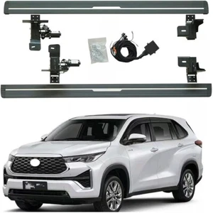 Black Power Deployable Electric Running Board Fits for INNOVA 2023 2024 2025 - Picture 1 of 8