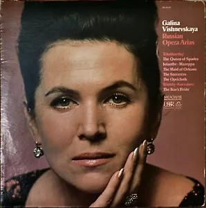 GALINA VISHNEVSKAYA: Russian Opera Arias-M1973LP BOLSHOI ORCH Angel/Melodiya - Picture 1 of 1