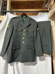 US ARMY Class A Dress Uniform w/pants Vietnam Era 1967 w/ Rank & Security Agency - Picture 1 of 9