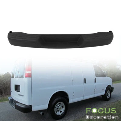 Rear Step Bumper Primered Steel GM1103143 For Chevy Express 2500 3500 1996-2021 - Image 1 of 4