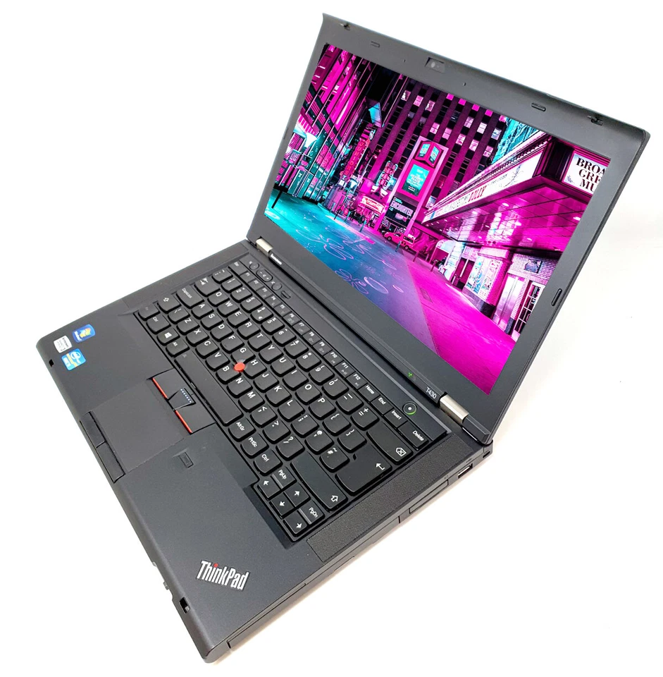 Lenovo Thinkpad T430 laptop 8GB 480Gb SSD Webcam DVD Windows 10 Pink Purple - Image 1 of 4
