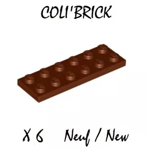 Lego 3795 - 6x Platte / Plate 2x6 - Braun / Reddish Brown - NEU NEW - Bild 1 von 1