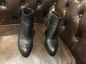 Alexander Wang Gabi Booties, size 37.5 Black/Rose gold RRP AUD $1000 - Picture 1 of 11