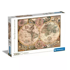 Clementoni Old Map 3000 Piece Jigsaw Puzzle NEW - Picture 1 of 2