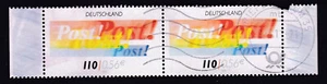 GERMANY 2001 Horizontal Pair Mi 2179 Sn 2122 Post - Picture 1 of 1
