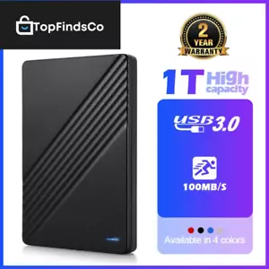 Disque dur externe portable haute vitesse, USB,500go, 1 To, 250 Go,PC PS4 TV - Imagen 1 de 6