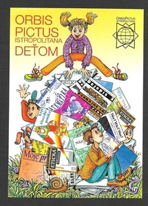 Cartolina premio libri per bambini Orbis Pictus Istropolitana Detom non spedita - Foto 1 di 2