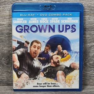 Grown Ups Blu-ray DVD 2-Disc Set 2010 Adam Sandler Kevin James Chris Rock Comedy - Picture 1 of 14