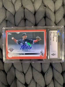 2022 Topps Pro Debut Autographs #PD-124 Elijah Tatis Red #1/10 CSG Mint 9 Graded