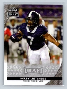 Leaf Draft #56 2016 Kolby Listenbee TCU Horned Frogs - Imagen 1 de 2