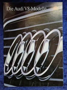 AUDI V8 Modelle, Prospekt 7.1991, mit Farben und Polstern - Bild 1 von 7