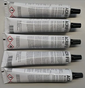 5 tubi ACRIFIX 1R 0192 100 g di adesivo per vetro acrilico trasparente adesivo UV - Foto 1 di 1