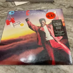 CLARENCE CLEMONS LP HERO 1985 Columbia – BFC 40010 SEALED W/HYPE - Picture 1 of 2
