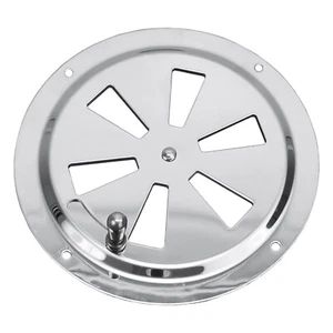 Rundlüfter 125mm Lüftungsblech Lüftungsrosette Kiemenblech Lüftung Lüfter Blech - Picture 1 of 6