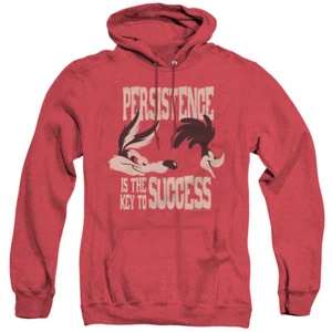 LOONEY TUNES PERSISTENCE Licensed Hooded Sweatshirt Heather Hoodie SM-3XL - Picture 1 of 2