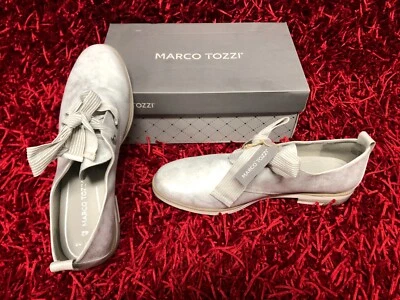 Derbies femme Marco Tozzi de Taille 41 couleur Gris Neuf - Image 1 of 4