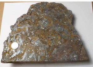 5lb 10oz BIG Hematite Crystal Polished Slab  8.25" Arizona Free Standing - Imagen 1 de 7