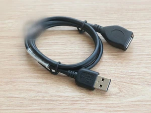 Cavo di estensione USB 2.0 veloce da 1 m 3 piedi da A ad A USB piombo maschio a femmina - Foto 1 di 4