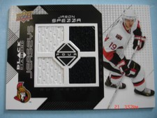 2008-09 Upper Deck (Black Diamond) "Quad Jerseys" # BDJ-SP Jason Spezza!