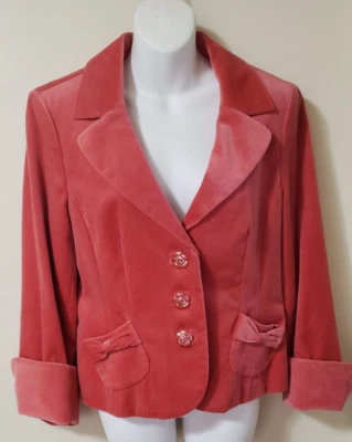 Chaqueta de terciopelo CE By Classiques Entier talla L Foto 1 de 4