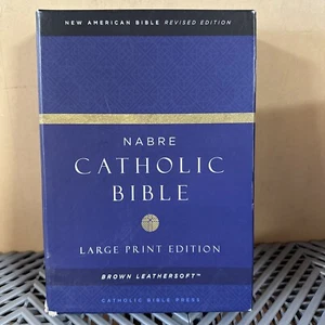 NABRE Catholic Bible, Large Print Edition, Brown Leathersoft - Bild 1 von 5
