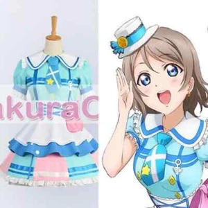 Love Live! Sunshine!! Aqours' First Single You Watanabe Dress Cosplay Costume - Picture 1 of 7
