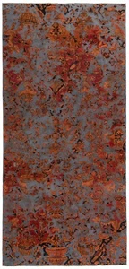 Vintage relief hand knotted Persian carpet 268 x 126 cm-oriental, rug, carpet... - Picture 1 of 12