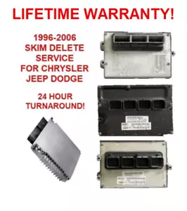 SKIM Delete Removal Service for Chrysler, Jeep, Dodge ECU ECM PCM WARRANTY - Picture 1 of 1