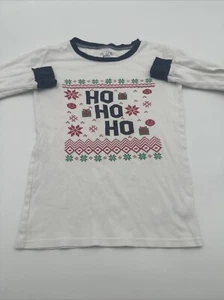 Place Christmas Long Sleeve Shirt Youth Boy X-Large Graphic Print White ..#17644 - Picture 1 of 9