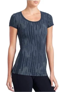 NWT Athleta Ikat Pure Tee Seamless T-Shirt, Navy Blue, M Medium - Picture 1 of 3