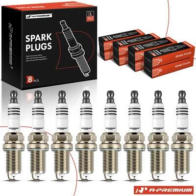 8x Iridium & Platinum Spark Plugs for Dodge Ram 1500 B3500 Jeep Grand Cherokee - Image 1 of 4