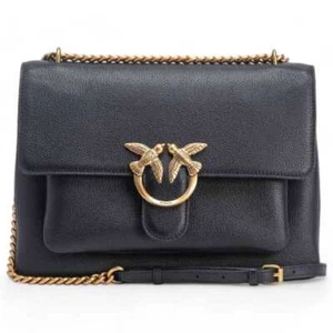 Neu Pinko Tasche LOVE ONE Damen Leder schwarz - 104527-A29Q-Z99Q-U - Bild 1 von 2